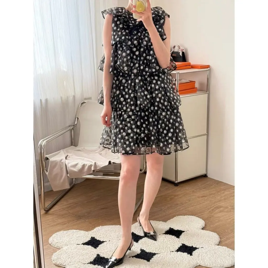 Celine Polyamide Dress MultiColor Polyamide Very good - Inside View