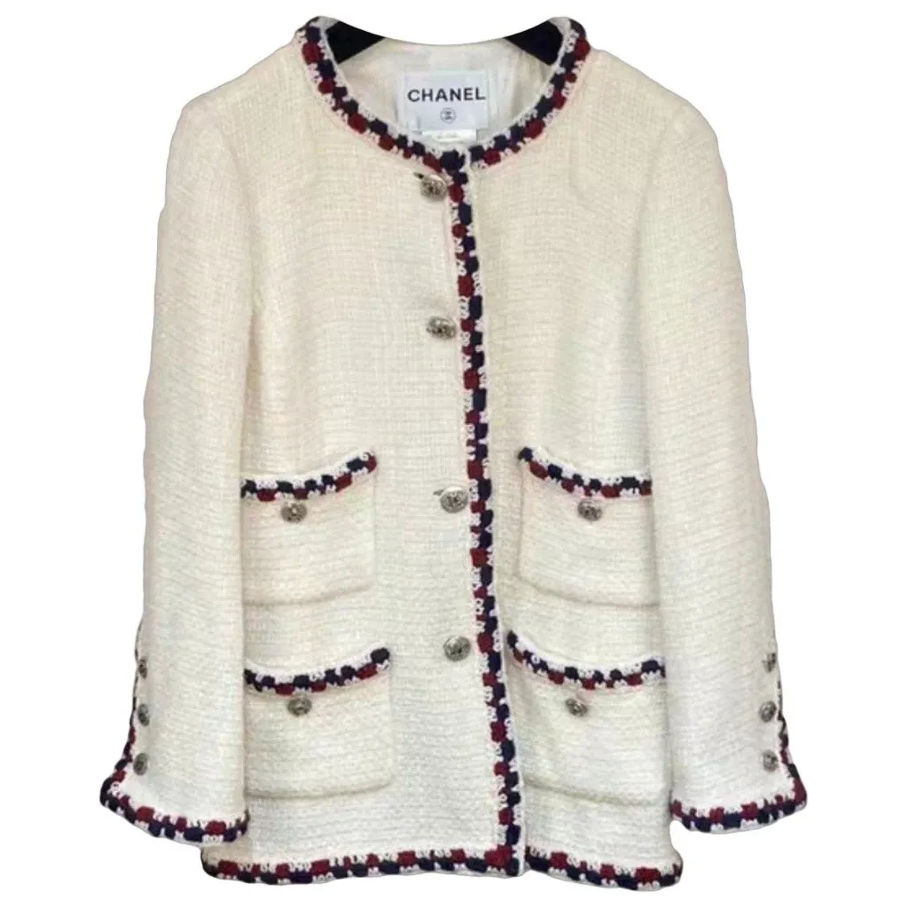 Chanel La Petite Veste Noire Wool Jacket MultiColor Wool Very good - Front View