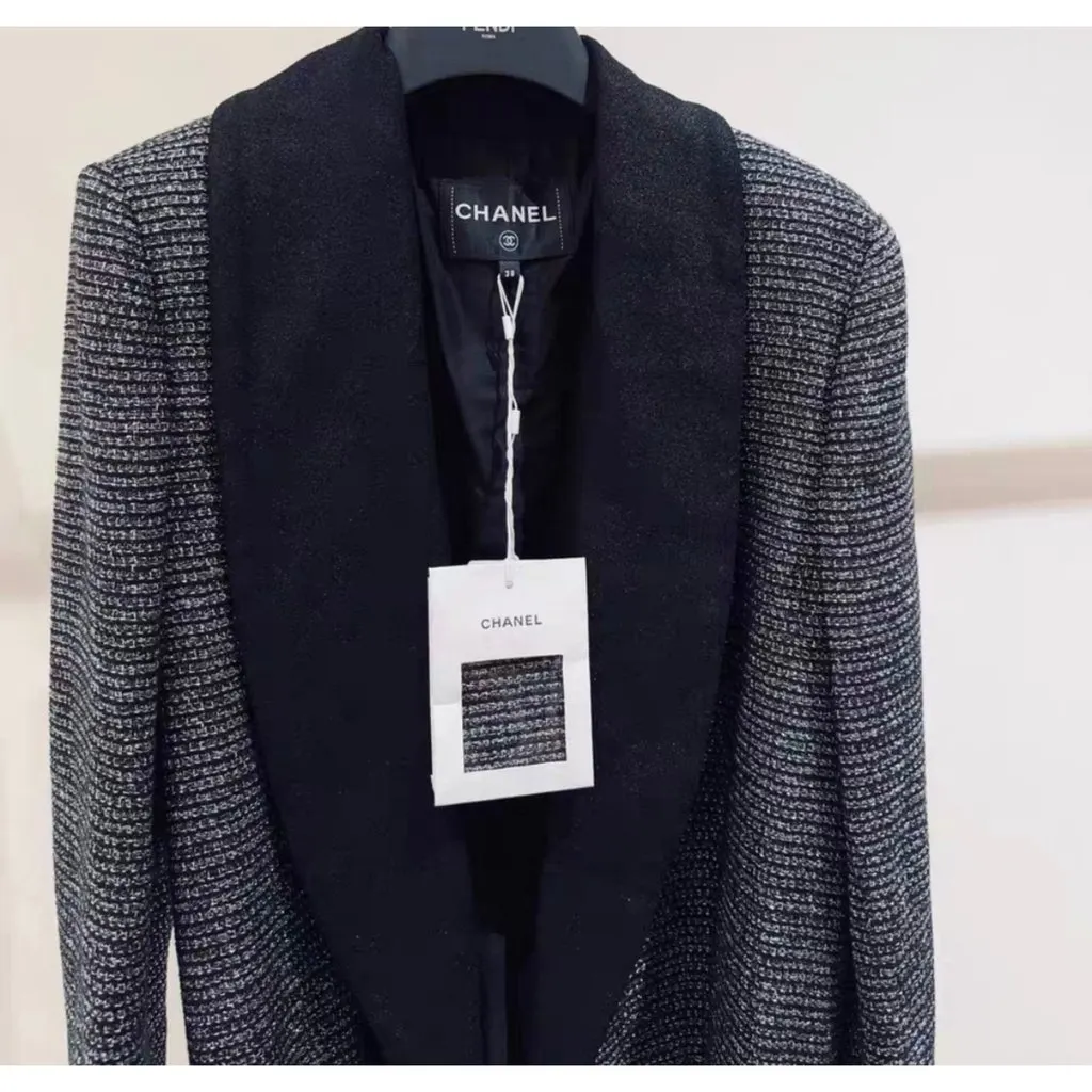 Chanel La Petite Veste Noire Viscose Jacket MultiColor Viscose Never worn, with tag - Back View