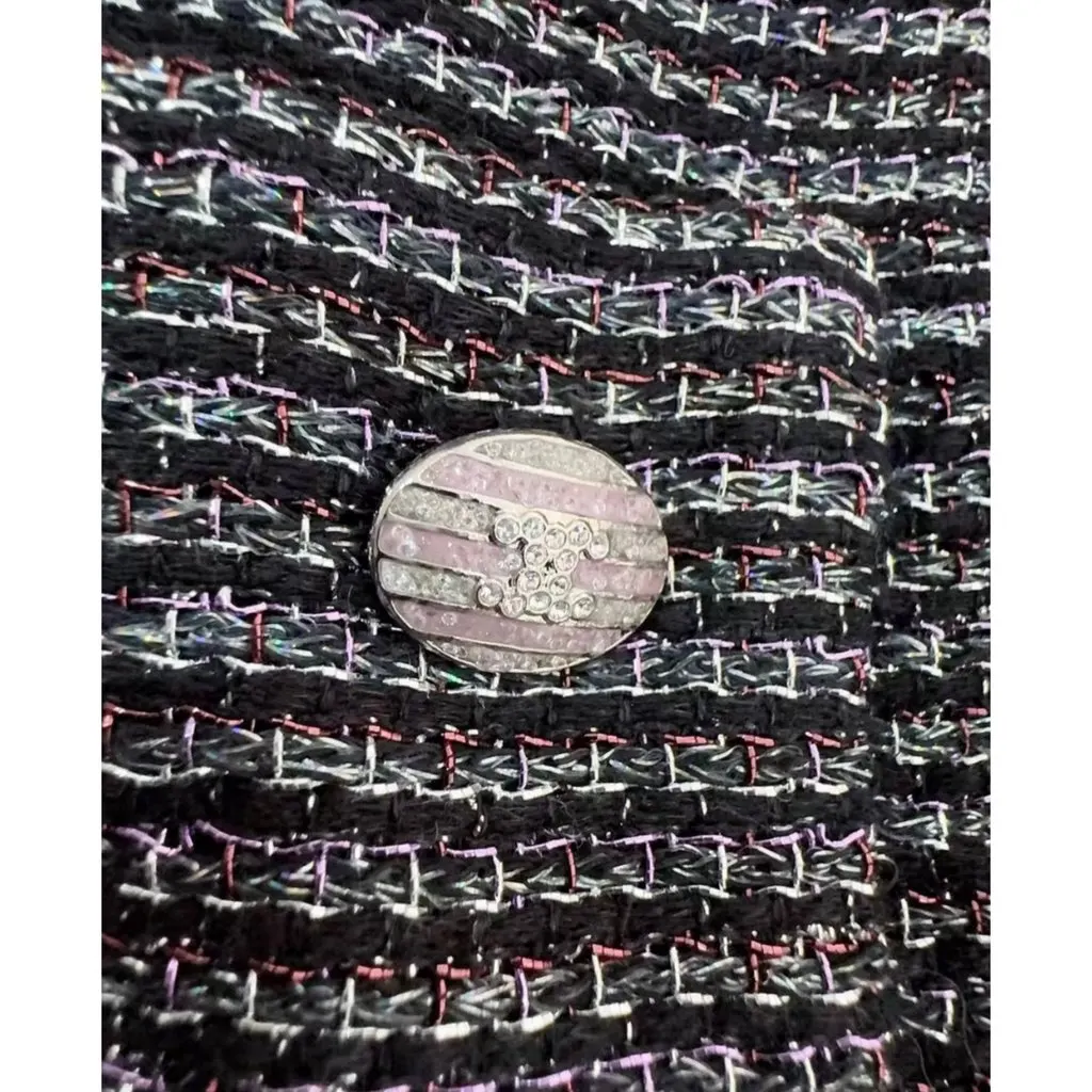 Chanel La Petite Veste Noire Viscose Jacket MultiColor Viscose Never worn, with tag - Model View