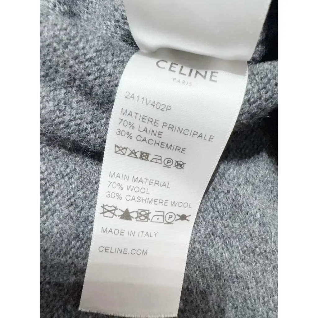 Celine Wool Knitwear MultiColor Wool Never worn, with tag - Model View