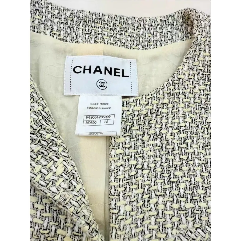 Chanel La Petite Veste Noire Cotton Jacket MultiColor Cotton Very good - Back View