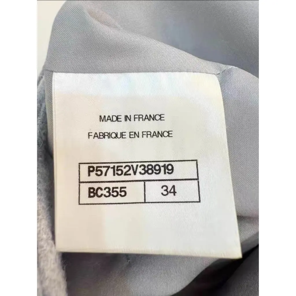 Chanel Wool Trousers MultiColor Wool Very good - Box View