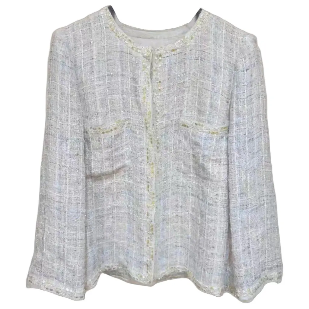 Chanel La Petite Veste Noire Tweed Jacket MultiColor Tweed Very good - Front View
