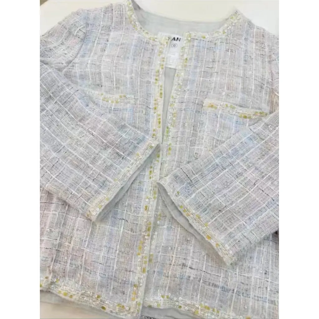 Chanel La Petite Veste Noire Tweed Jacket MultiColor Tweed Very good - Back View