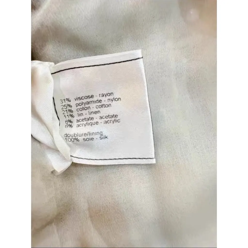 Chanel La Petite Veste Noire Tweed Jacket MultiColor Tweed Very good - Inside View