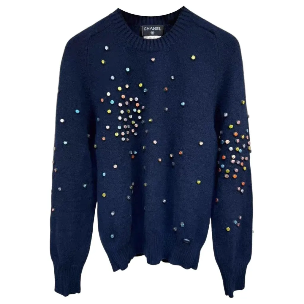 Chanel Cashmere Knitwear MultiColor Cashmere Very good - Front View