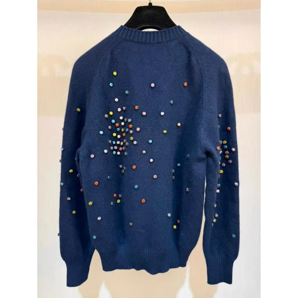 Chanel Cashmere Knitwear MultiColor Cashmere Very good - Back View