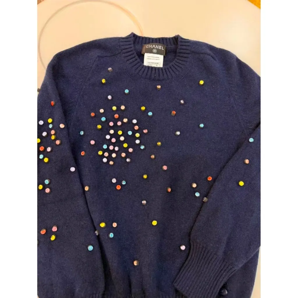 Chanel Cashmere Knitwear MultiColor Cashmere Very good - Inside View