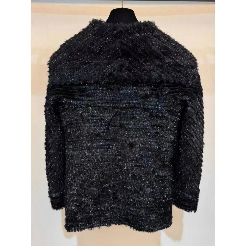 Chanel La Petite Veste Noire Black Polyamide Jacket Black Polyamide Very good - Back View