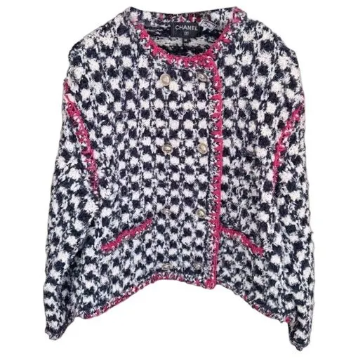 Chanel La Petite Veste Noire Linen Jacket MultiColor Linen Very good - Front View