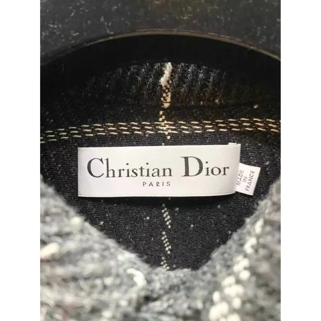 Dior Bar Black Wool Jacket Black Wool Very good - Inside View