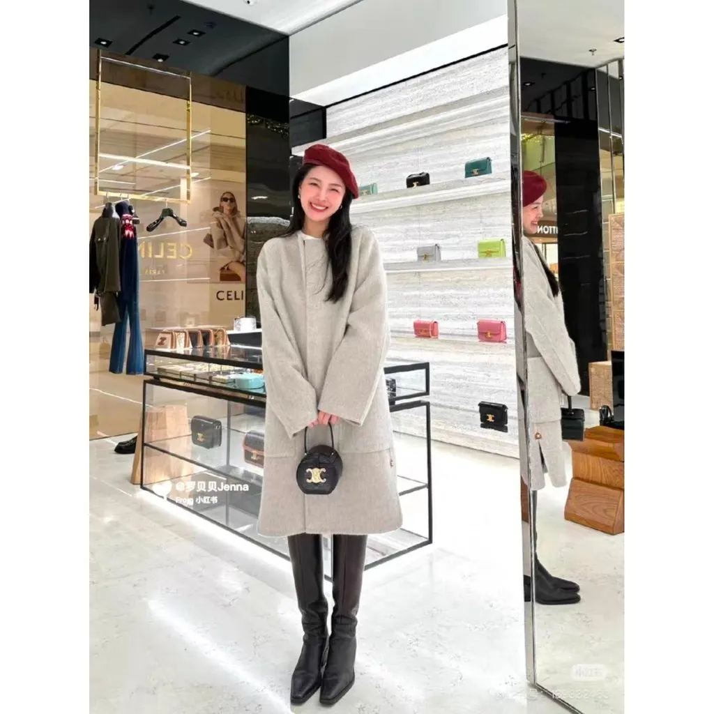 Celine Wool Coat MultiColor Wool Never worn, with tag - Box View