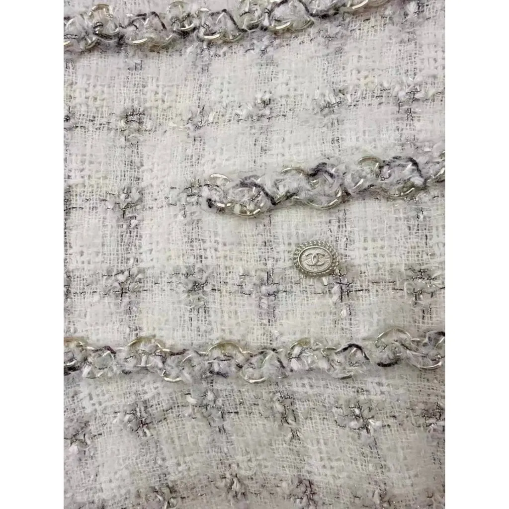 Chanel Wool Dress MultiColor Wool Very good - Model View