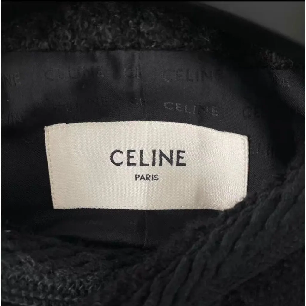 Celine Black Cashmere Jacket Black Cashmere Very good - Inside View
