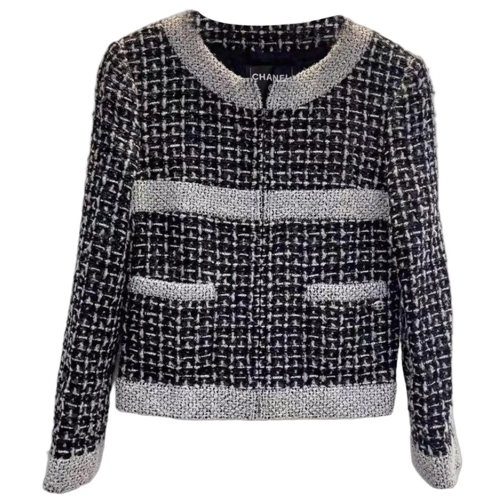 Chanel La Petite Veste Noire Wool Jacket MultiColor Wool Very good - Front View