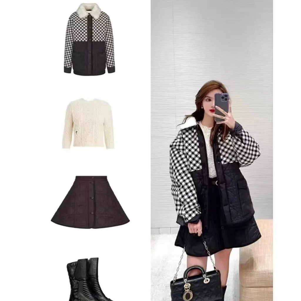 Dior Wool Coat MultiColor Wool Very good - Inside View