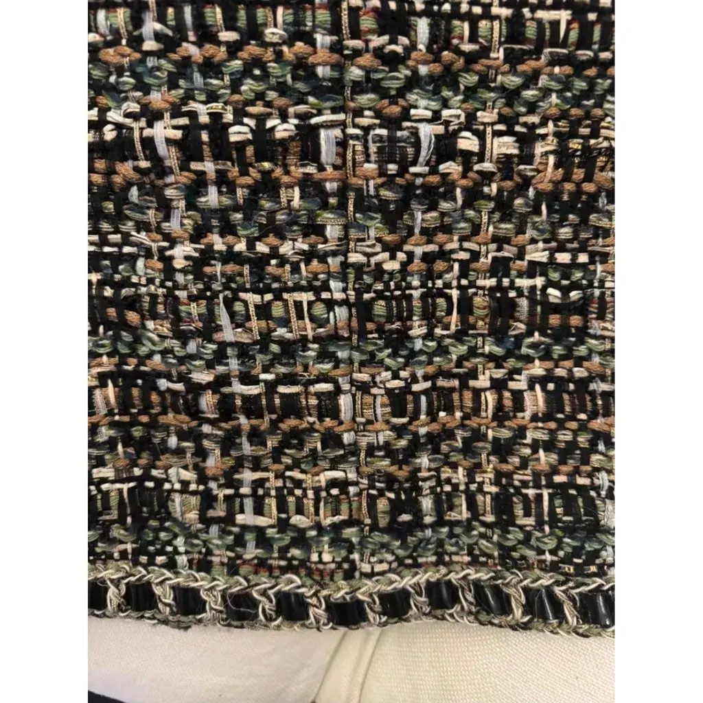 Chanel Tweed Skirt MultiColor Tweed Very good - Model View