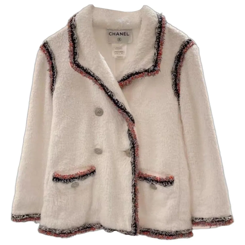 Chanel La Petite Veste Noire Cotton Jacket MultiColor Cotton Very good - Front View