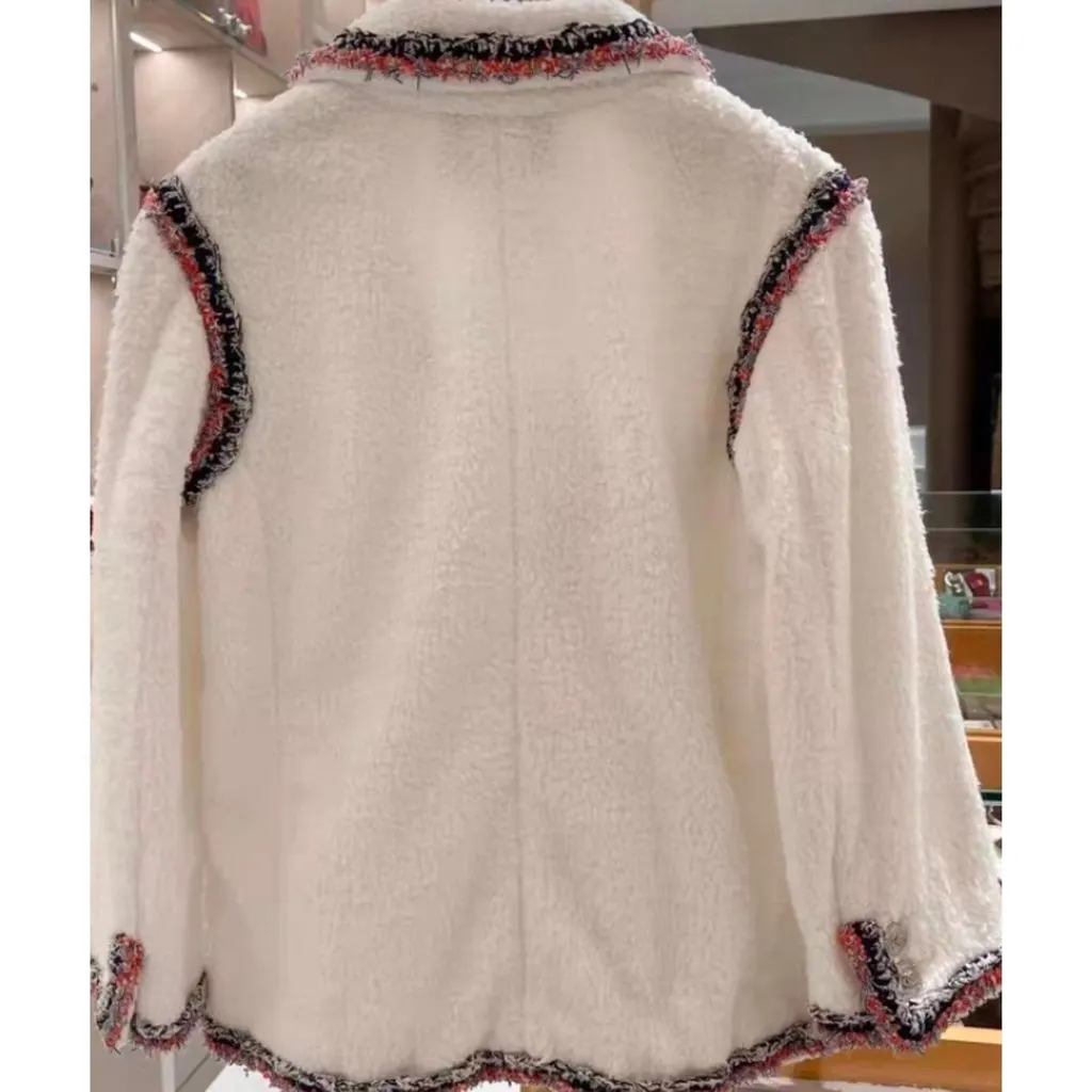 Chanel La Petite Veste Noire Cotton Jacket MultiColor Cotton Very good - Back View