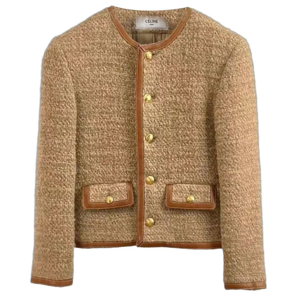 Celine Wool Jacket MultiColor Wool Very good - Front View
