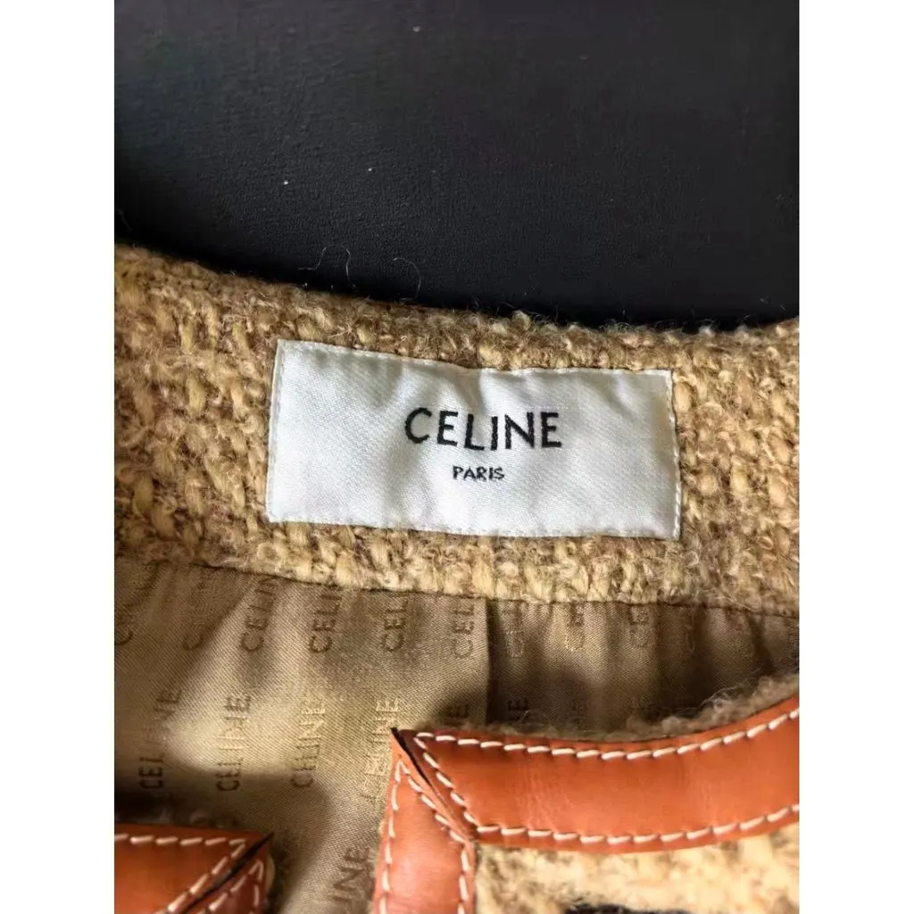 Celine Wool Jacket MultiColor Wool Very good - Inside View