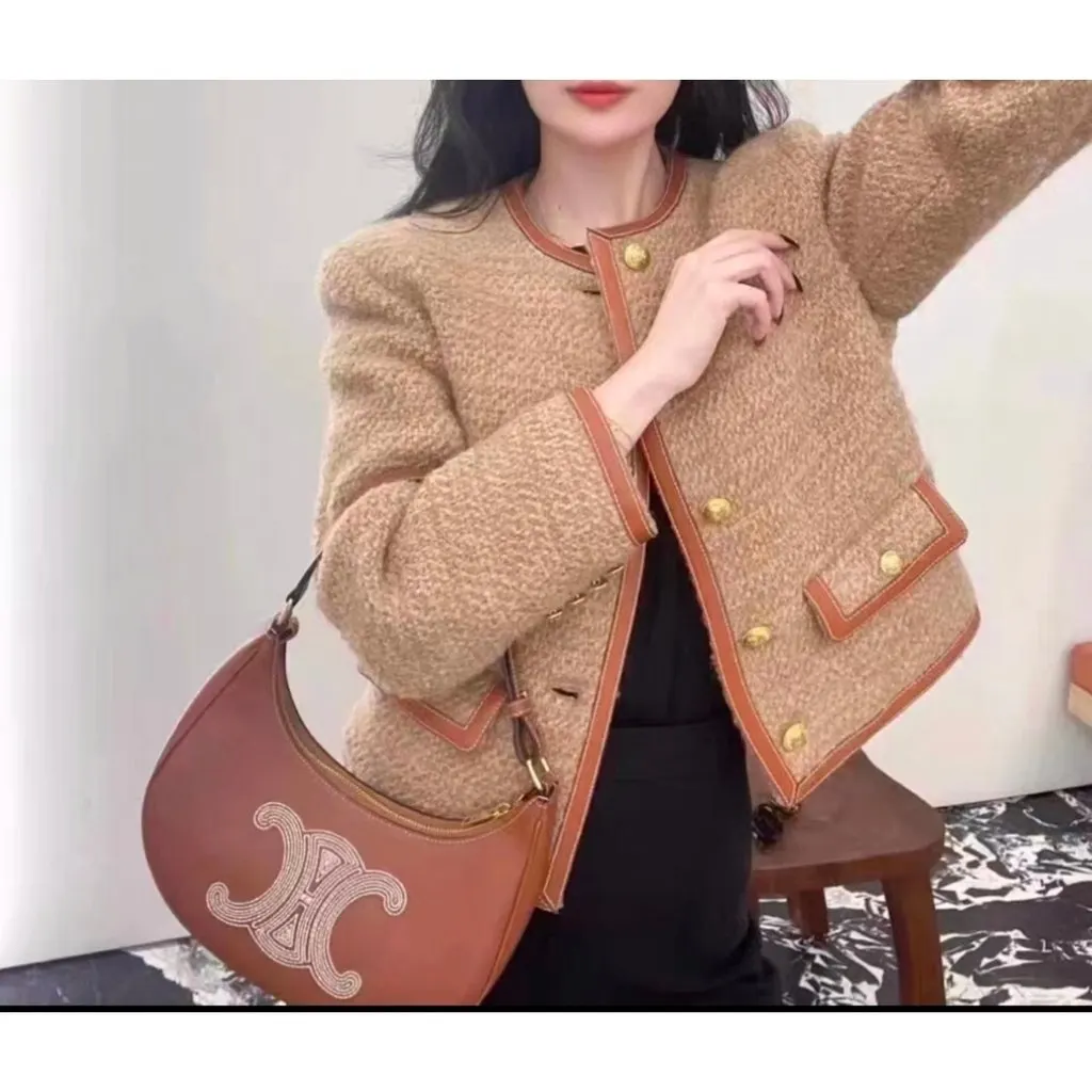 Celine Wool Jacket MultiColor Wool Very good - Model View