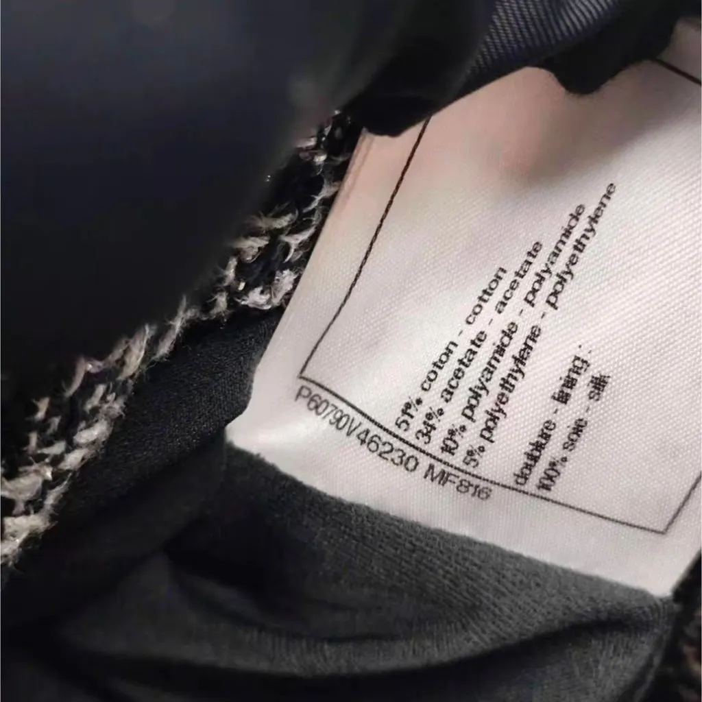 Chanel La Petite Veste Noire Cotton Jacket MultiColor Cotton Very good - Box View