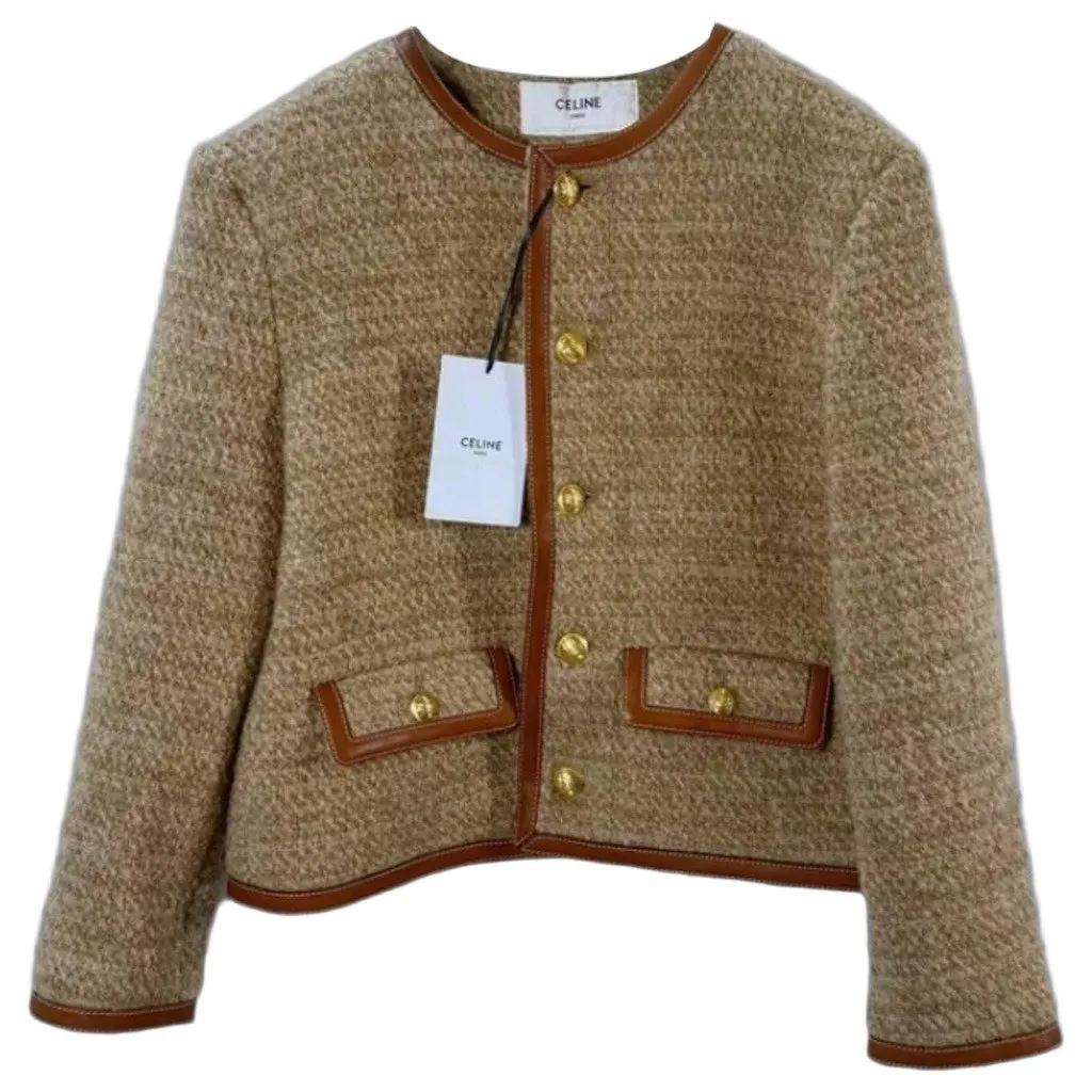 Celine Wool Jacket MultiColor Wool Never worn, with tag - Front View