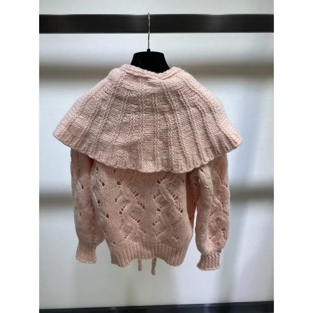 Chanel Pink Wool Knitwear Pink Wool Very good - Model View