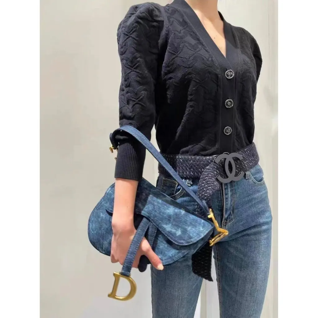 Chanel Black Cotton Knitwear Black Cotton Very good - Box View
