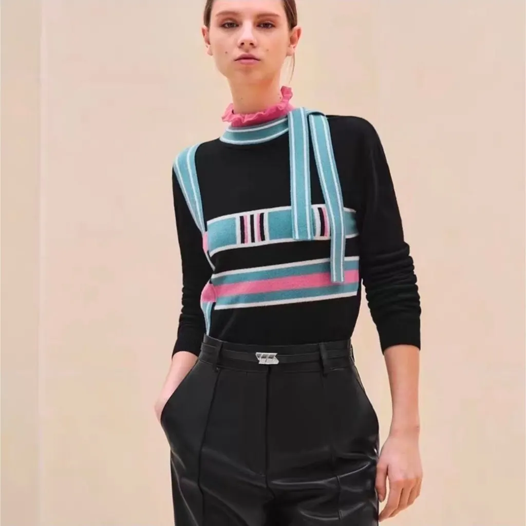 Hermes Twillaine Cashmere Knitwear MultiColor Cashmere Very good - Box View