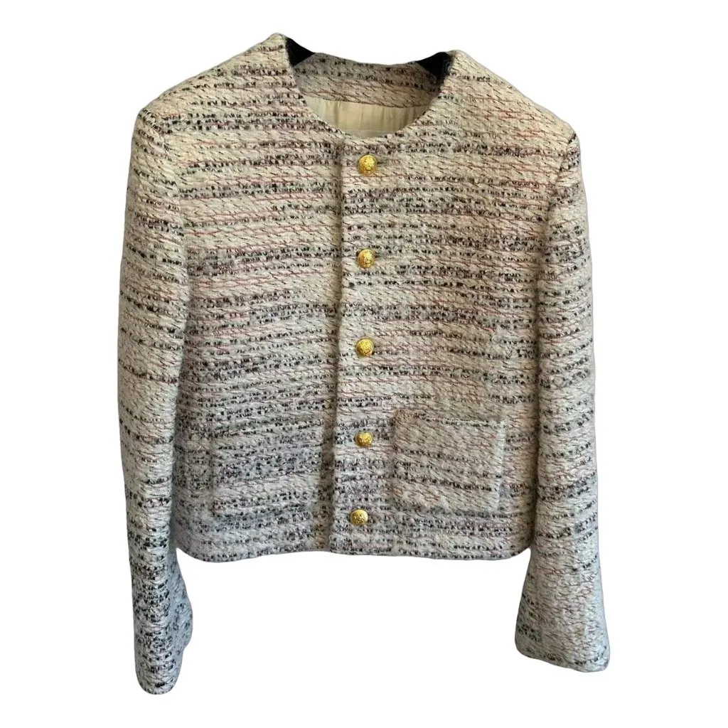 Celine Wool Jacket MultiColor Wool Very good - Front View