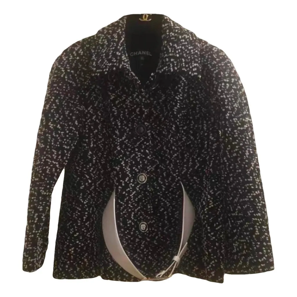 Chanel La Petite Veste Noire Tweed Jacket MultiColor Tweed Very good - Front View