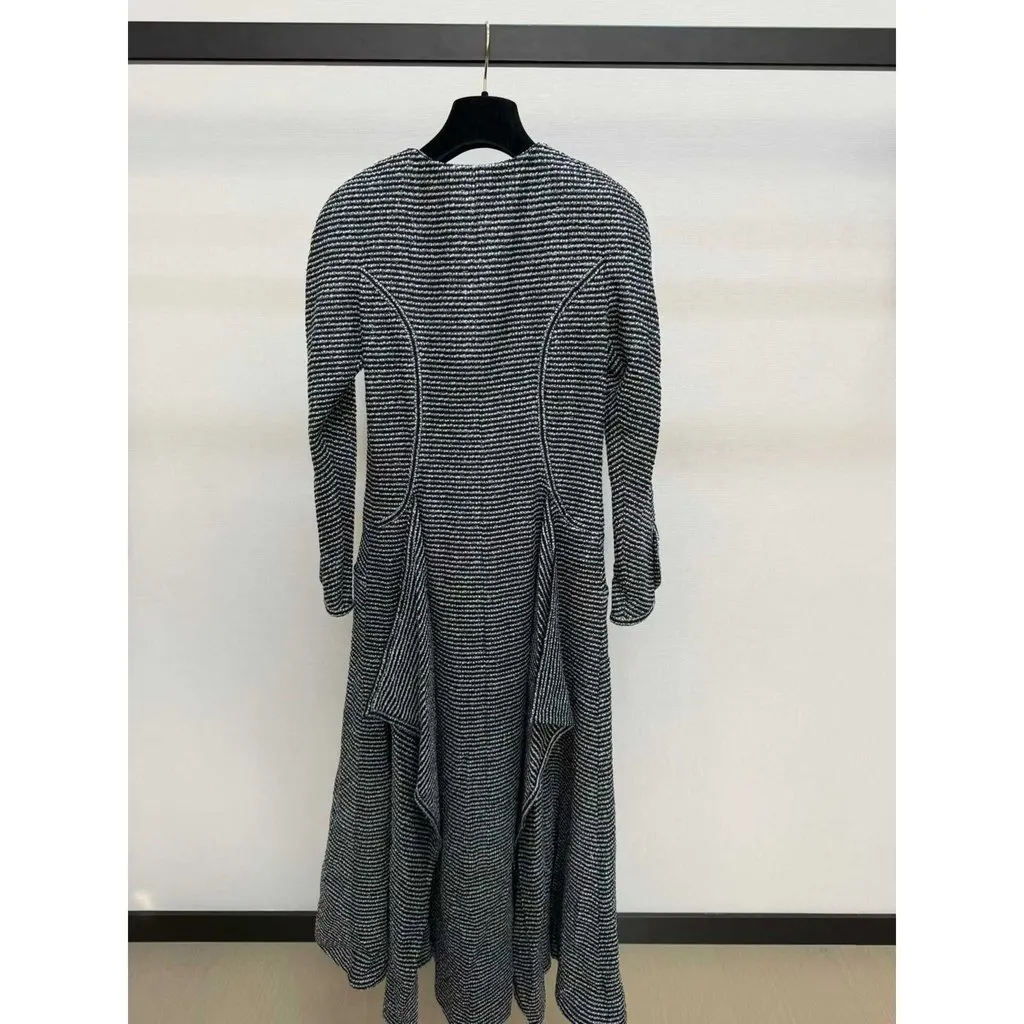 Chanel Tweed Coat MultiColor Tweed Very good - Inside View