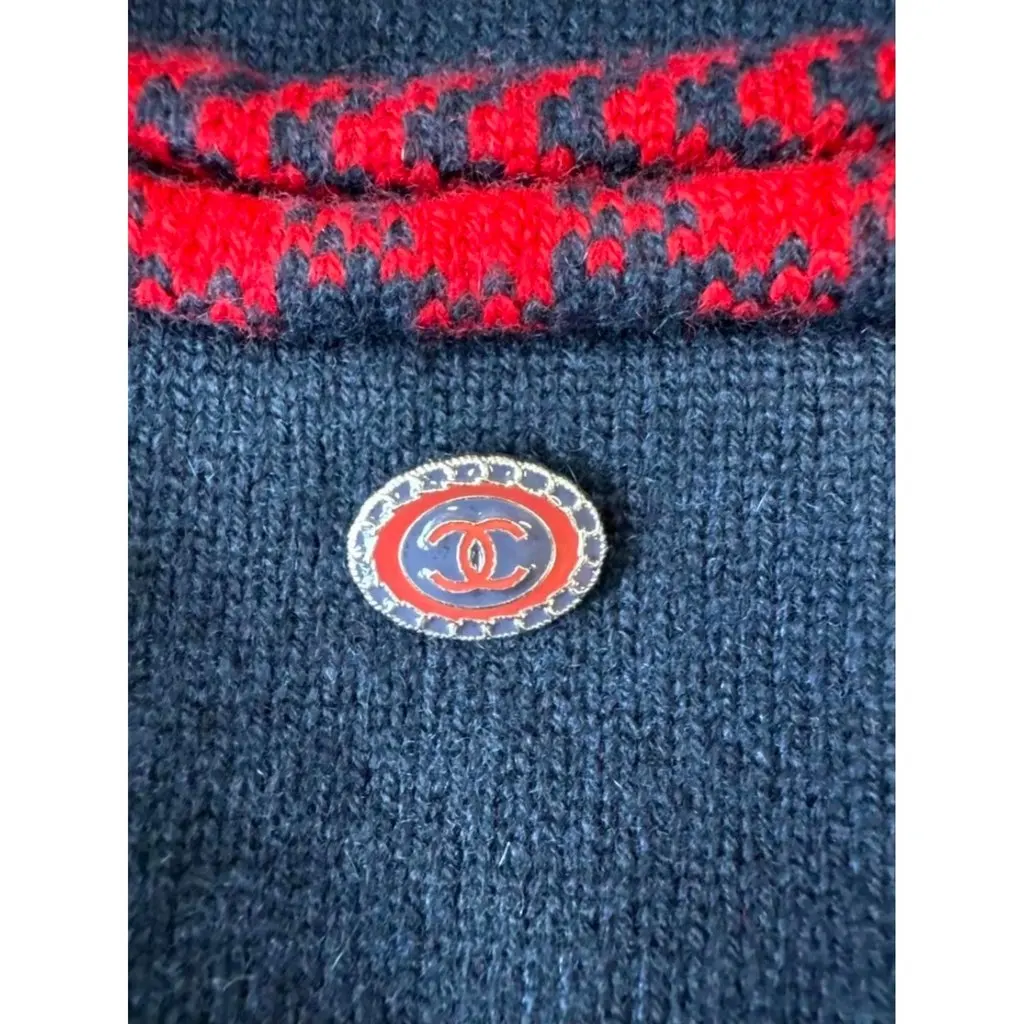 Chanel Cashmere Knitwear MultiColor Cashmere Very good - Back View