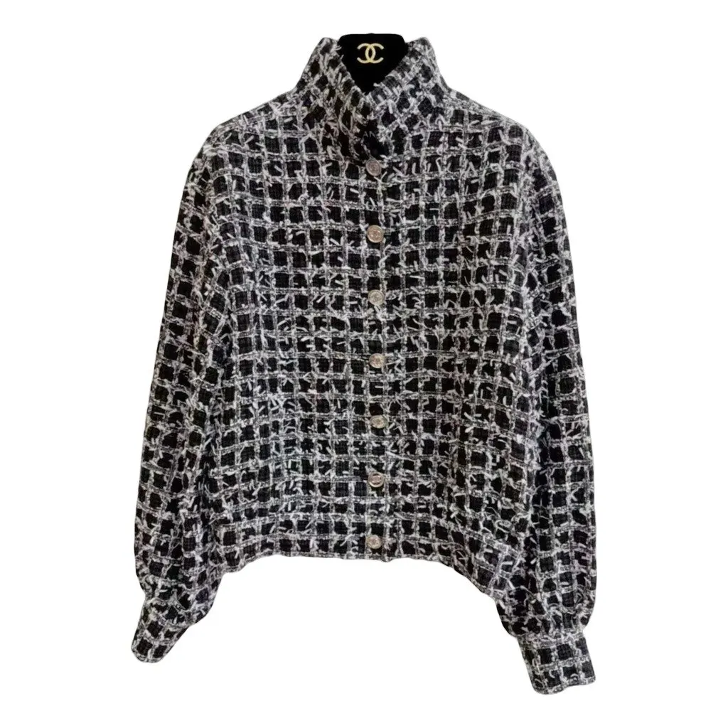 Chanel La Petite Veste Noire Tweed Jacket MultiColor Tweed Very good - Front View