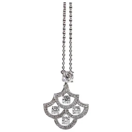Graff Necklace MultiColor Lace Very good - Front View