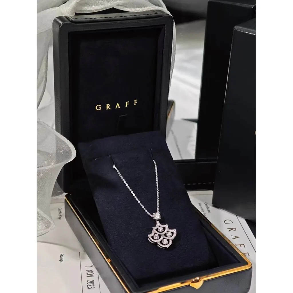 Graff Necklace MultiColor Lace Very good - Box View