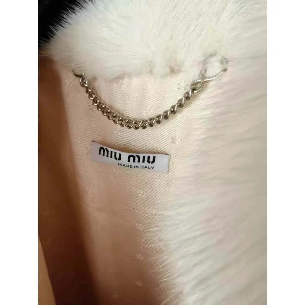 Miu Miu Mink Coat MultiColor Very good - Back View