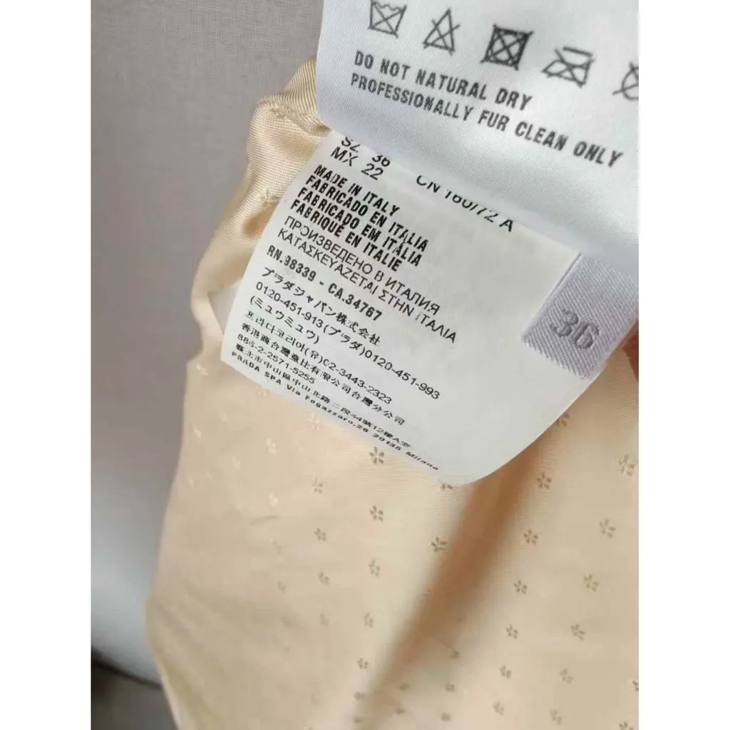 Miu Miu Mink Coat MultiColor Very good - Model View