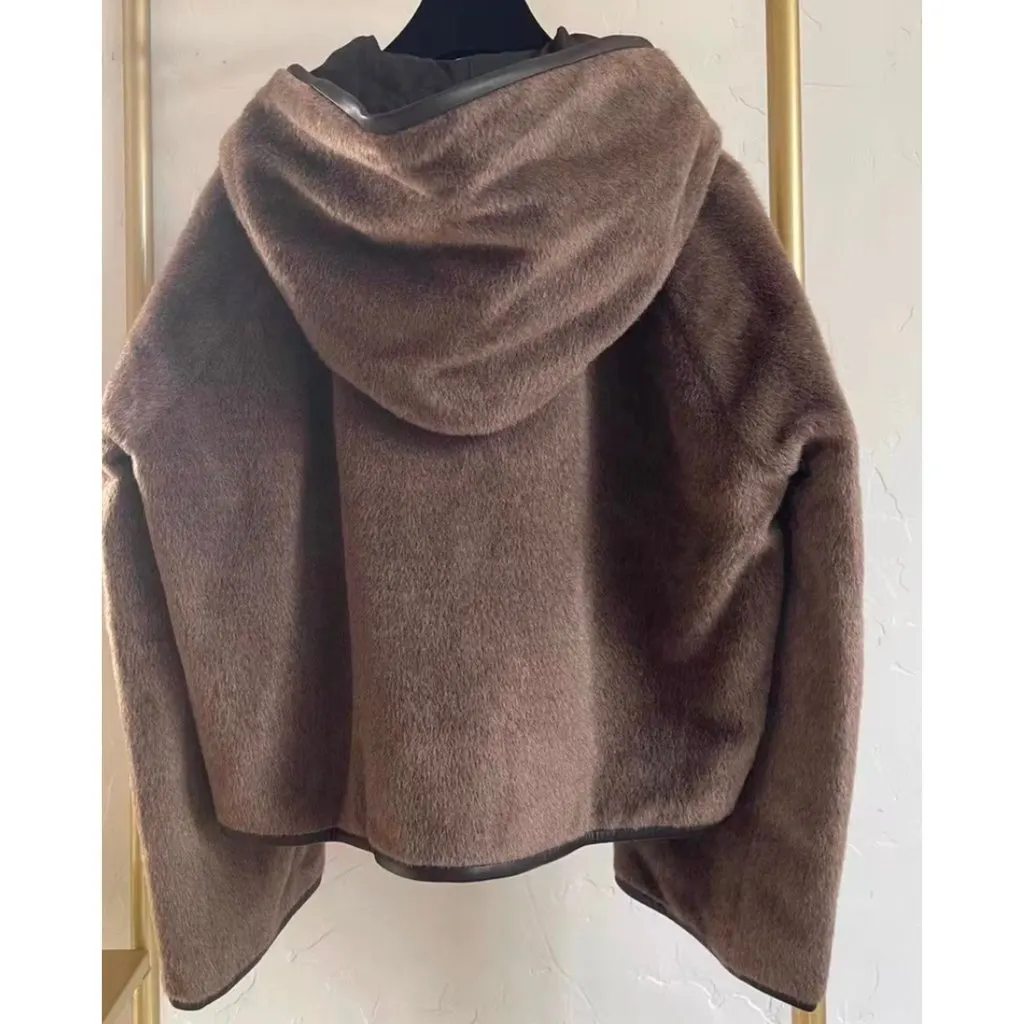 Hermes Wool Coat MultiColor Wool Very good - Back View