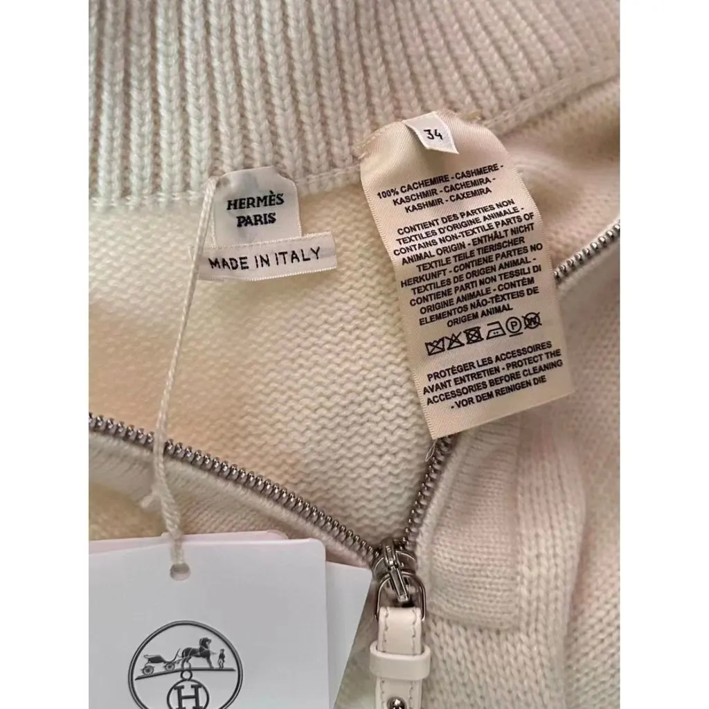 Hermes Twillaine Cashmere Knitwear MultiColor Cashmere Never worn, with tag - Model View
