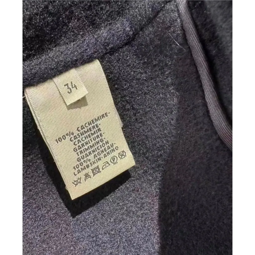 Hermes Cashmere Coat MultiColor Cashmere Very good - Model View