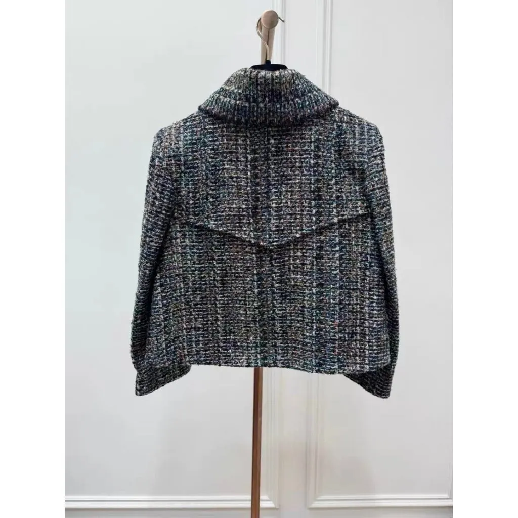Chanel La Petite Veste Noire Tweed Jacket MultiColor Tweed Very good - Back View