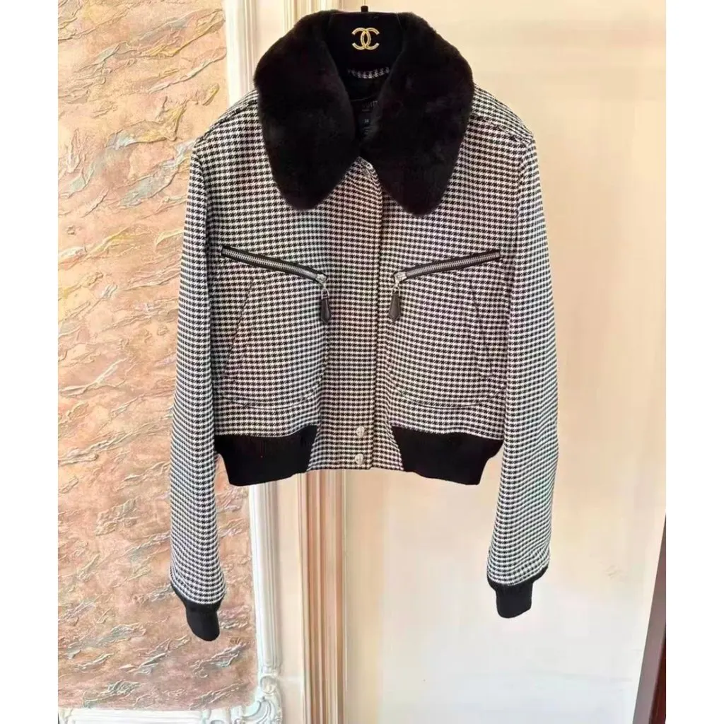 Louis Vuitton Wool Jacket MultiColor Wool Very good - Back View