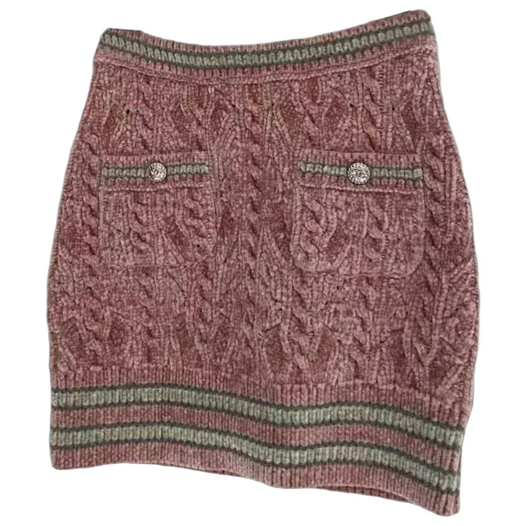 Chanel Viscose Skirt MultiColor Viscose Very good - Front View