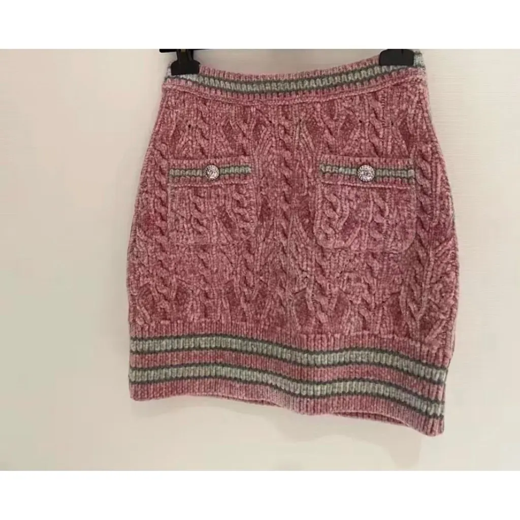 Chanel Viscose Skirt MultiColor Viscose Very good - Box View
