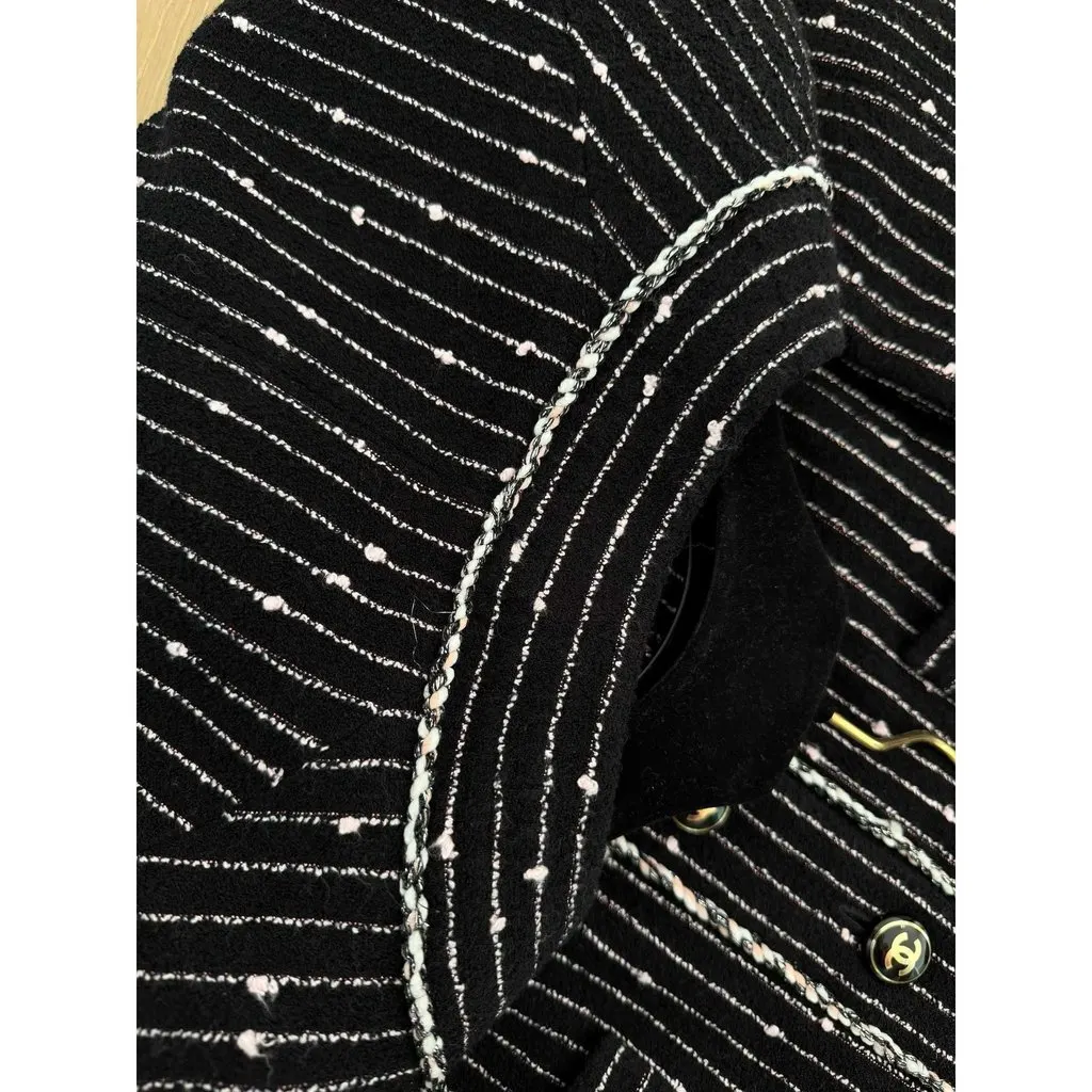 Chanel Cotton Coat MultiColor Cotton Very good - Back View