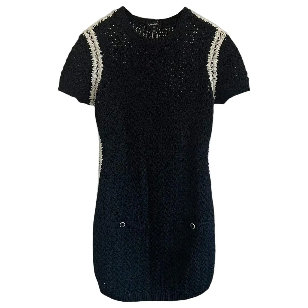 Chanel Silk Dress MultiColor Silk Very good - Front View